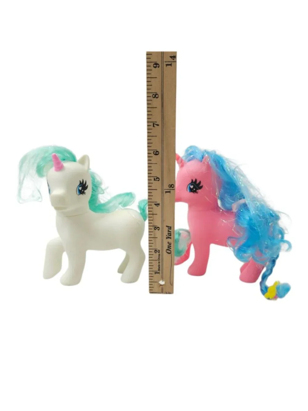 Gi Go Wonder Pony Land Unicorn Pair 90s Pastel Toy Figures Nostalgic Gift Lot